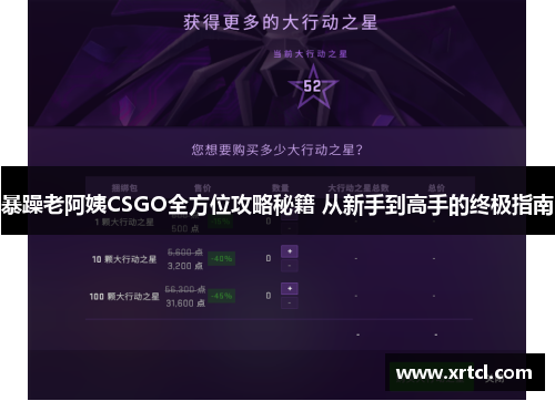 暴躁老阿姨CSGO全方位攻略秘籍 从新手到高手的终极指南